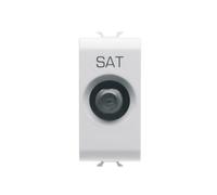 GEWISS GW 10371 PRESA TV-SAT DIRETTA CONNETTORE F FEMMINA CHORUS BIANCA [EEK: Non applicabile]