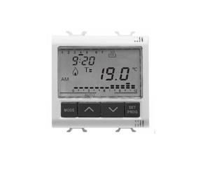 GEWISS GW 10703 CRONOTERMOSTATO INCASSO 2 MODULI CHORUS BIANCA