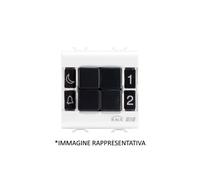 GEWISS GW 10752 PULSANTIERA EASY 4 CANALI 2 MODULI BIANCO CHORUS