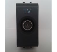 PRESA TV DIRETTA CONNETTORE MASCHIO GEWISS CHORUS NERO GW12361