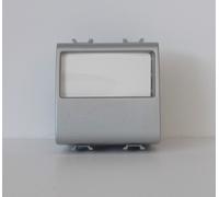 GEWISS GW 14191 TARGA PORTANOME 10A 2 MODULI CHORUS TITANIO