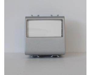 GEWISS GW 14191 TARGA PORTANOME 10A 2 MODULI CHORUS TITANIO