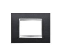 Gewiss Chorus placca LUX 3P ardesia GW16203VA