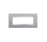 Gewiss Chorus placca LUX 6P titanio GW16206VT