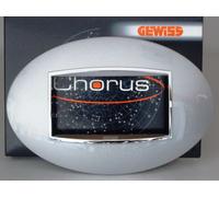Gewiss Chorus placca ART 4P titanio GW16304VT