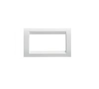 GEWISS GW 32024 PLACCA 4 MODULI LUCIDA BIANCO NUVOLA PLAYBUS