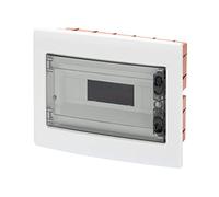 Gewiss GW-40608 Centralino Con Porta Trasparente Fumé Da Incasso 18M IP40