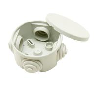 Cassetta Gewiss esterna tonda con gommini IP44 65x35 GW44001