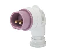 GEWISS GW 60127 SPINA MOBILE A 90° IP44 2P 16A 20-25V 50-60HZ VIOLA S.R. A VITE