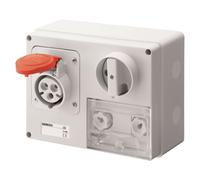GEWISS GW 66031 PRESA INTERBLOCCATA ORIZZONT PORTAFUSIBILI 3P+N+T 16A 346-415V