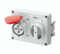 Presa interbloccata Gewiss 3P+T 16A IP44 380V senza cassetta GW66108