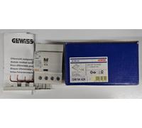 Gewiss blocco differenziale 4p in 25a istantaneo 500ma 0,5 acgw94424 3,5 moduli