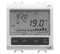 GEWISS GW 10703 CRONOTERMOSTATO INCASSO 2 MODULI CHORUS BIANCA