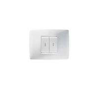 GEWISS GW10802 PULSANTIERA RF 2 CANALI BIANCO PL.ONE