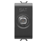 GEWISS GW12372 PRESA TV/SAT 1M PASS.5DB C.F-F EMM.NERO