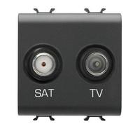 Gewiss - GW12383 - PRESA TV SAT 2M NERO