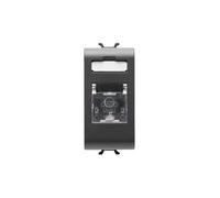 Gewiss gw12401 connettore telefonico rj11 1m gw12401 chorus nero