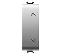 GEWISS GW14121 COMMUTATORE UNIPOLARE 250V ac - 10AX - NEUTRO -TITANIO