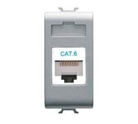 Gewiss GW14423 presa energia RJ-45 Titanio