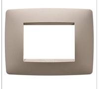 Gewiss GW16103TC Chorus One Placca, 3 Posti, Canapa