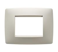 Gewiss GW16103TI Chorus One Placca, 3 Posti, Avorio