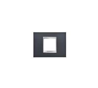 Gewiss gw16202va placca lux 2 posti ardesia chorus