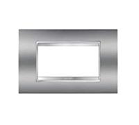 Gewiss Placca GW16204MC Chorus Lux, 4 posti, Cromo