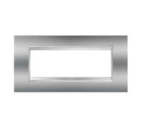 GEWISS CHORUS GW16206MC PLACCA LUX 6 POSTI CROMO