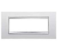 Gewiss Chorus placca LUX 6P bianco GW16206TB