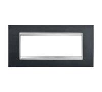 Gewiss GW16206VA Chorus Lux Placca, 6 Posti, Ardesia