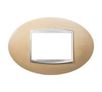 GEWISS GW16303LA PLACCA ART 3P ACERO