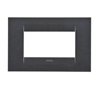 Gewiss GW16404VA Chorus Geo Placca, 4 Posti, Ardesia