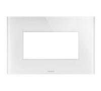 Gewiss GW16904CB Chorus Ice Placca, 4 Posti, Bianco