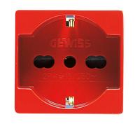 Gewiss Gw20296 Presa Standard Italiano/Tedesco 250v AC 2P+T 16A Bivalente P40