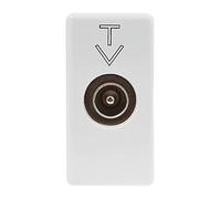 GEWISS GW20381 PRESA COASSIALE TV SCHERMATA IEC MASCHIO 1 MODULO CLASSE A SYSTEM