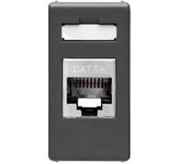 GEWISS GW21243 PRESA FTP CAT5E CONNETTORE RJ45 SYSTEM BLACK