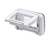 GEWISS - GW22453 Placca Stagna, Autoportante, 3 Posti, Grigio Ral 7035, System