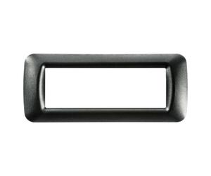 GEWISS GW22616 PLACCA TOP SYSTEM 6 POSTI ARDESIA METALLIZZATO SYSTEM