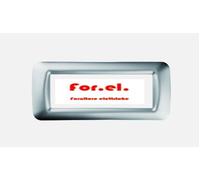 GEWISS PLACCA 6 POSTI CROMO SOFT TOP GW22656 SYSTEM