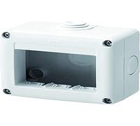 Gewiss GW27003 Contenitore Per Apparecchi System 3 Posti Grigio RAL 7035 IP40
