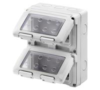 Gewiss contenitore per apparecchi System verticale stagno 8 posti modulo 4x2 IP55