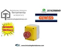 gewiss GW27202 CONTENITORE COMPLETO DI OPERATORE - 1 POSTO - 1NA 1NC- PULSANTE E