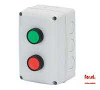 GEWISS GW27203 CONTENITORE CON PULSANTE MARCIA ARRESTO 2 POSTI 1NA 1NC IP66