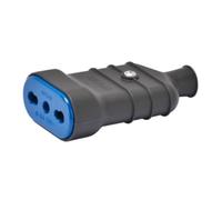 Presa mobile Gewiss 10/16A grande,piccola colore nera GW28206