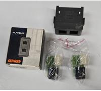 Gewiss GW30262 connettore telefonico RJ11 doppio