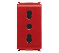 GEWISS GW30321 - PRESA 2P+T 16A BIV.ST.ITALIANO ROSSA