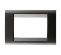GEWISS GW32006 PLACCA 6 MODULI ARDESIA METALLIZZATO PLAYBUS