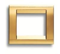 Gewiss placca 6 posti oro antico gw32066 playbus