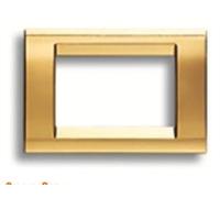 Gewiss placca 8 posti oro antico gw32067 playbus