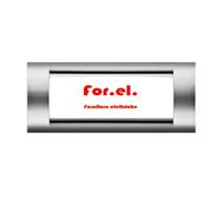 Gewiss placca 6 posti cromo soft gw32076 playbus